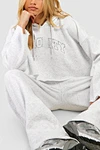 cropped hoodie and sweatpants set